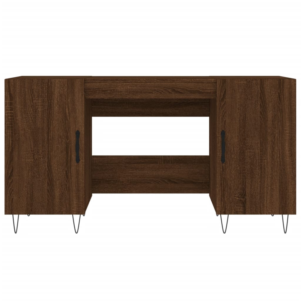 Schreibtisch Braun Eichen-Optik 140x50x75 cm Holzwerkstoff - Premium Schreibtische  - Just €154.33! Shop now at homesales4u