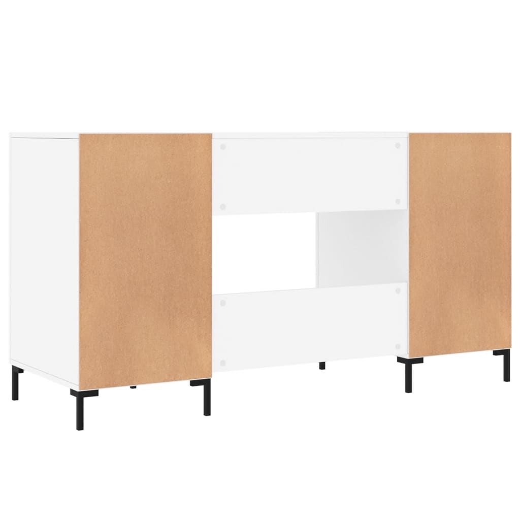 Schreibtisch Weiß 140x50x75 cm Holzwerkstoff - Premium Schreibtische  - Just €156.93! Shop now at homesales4u