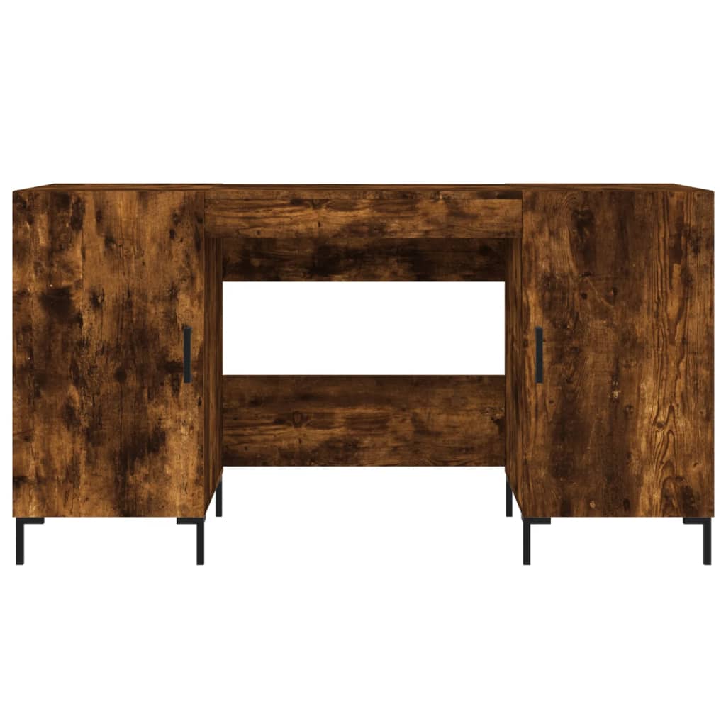 Schreibtisch Räuchereiche 140x50x75 cm Holzwerkstoff - Premium Schreibtische  - Just €151.58! Shop now at homesales4u