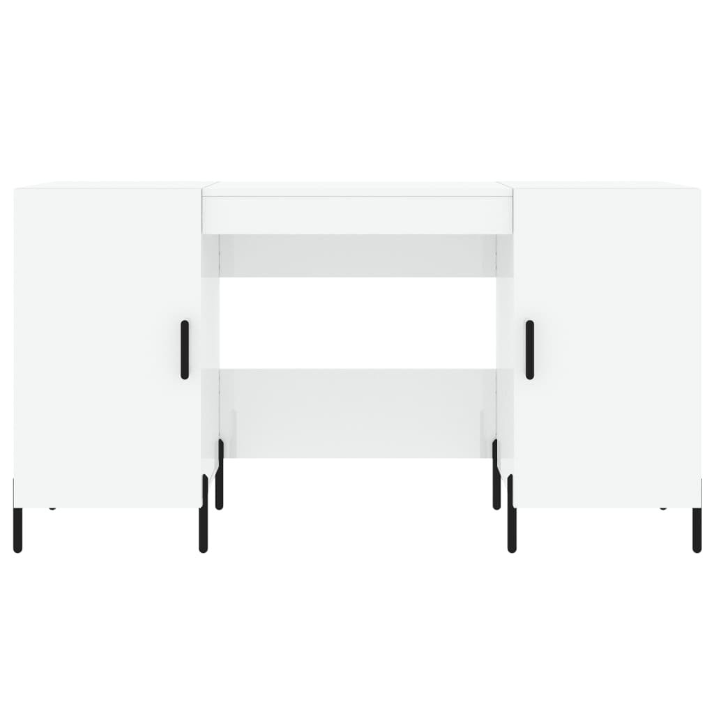 Schreibtisch Hochglanz-Weiß 140x50x75 cm Holzwerkstoff - Premium Schreibtische  - Just €176.16! Shop now at homesales4u