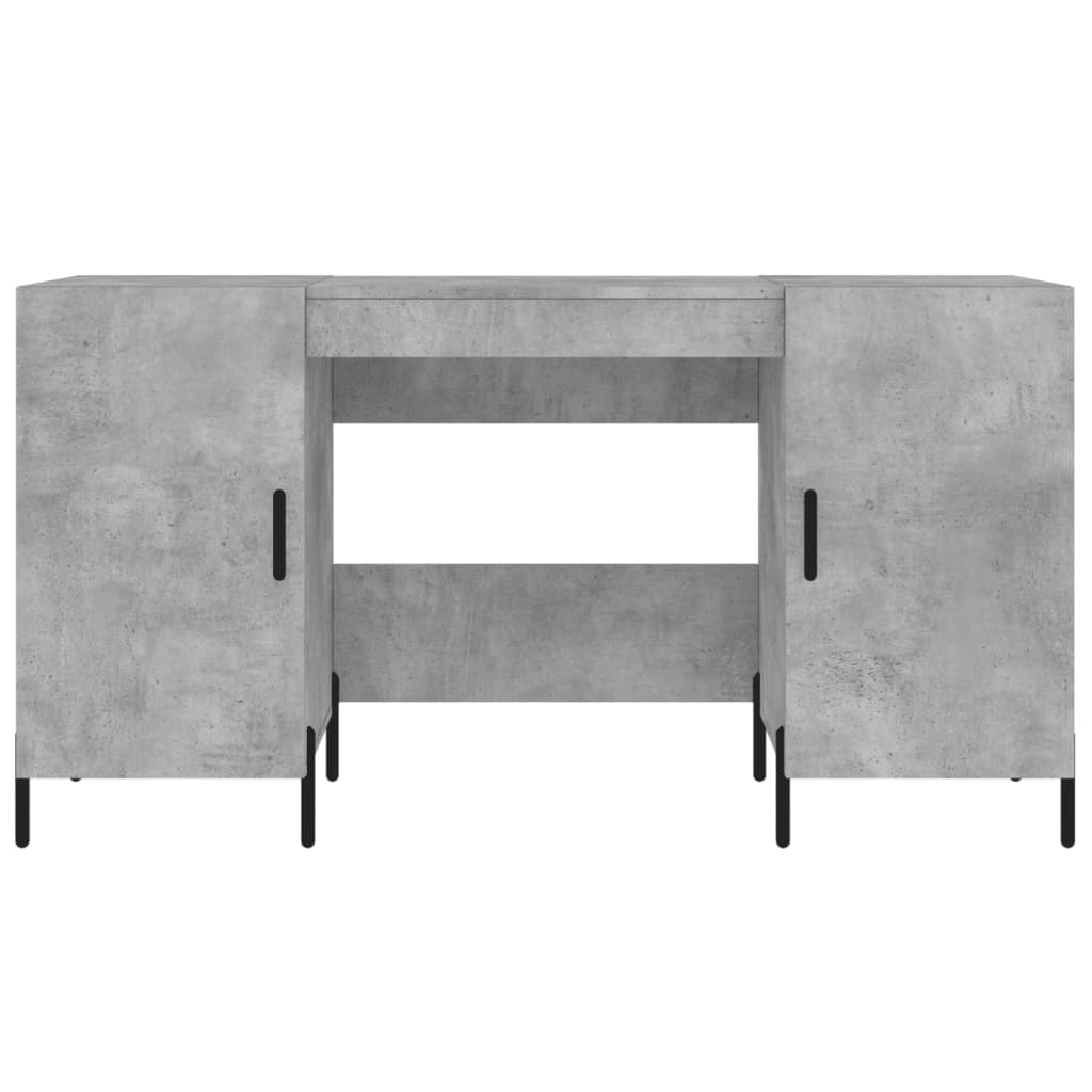 Schreibtisch Betongrau 140x50x75 cm Holzwerkstoff - Premium Schreibtische  - Just €159.48! Shop now at homesales4u