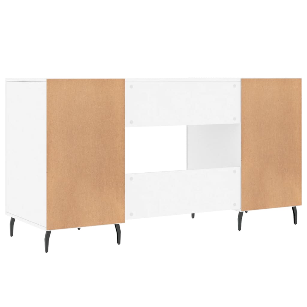 Schreibtisch Weiß 140x50x75 cm Holzwerkstoff - Premium Schreibtische  - Just €161.30! Shop now at homesales4u