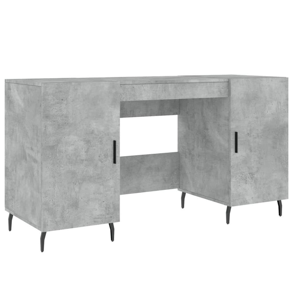 Schreibtisch Betongrau 140x50x75 cm Holzwerkstoff - Premium Schreibtische  - Just €153.38! Shop now at homesales4u