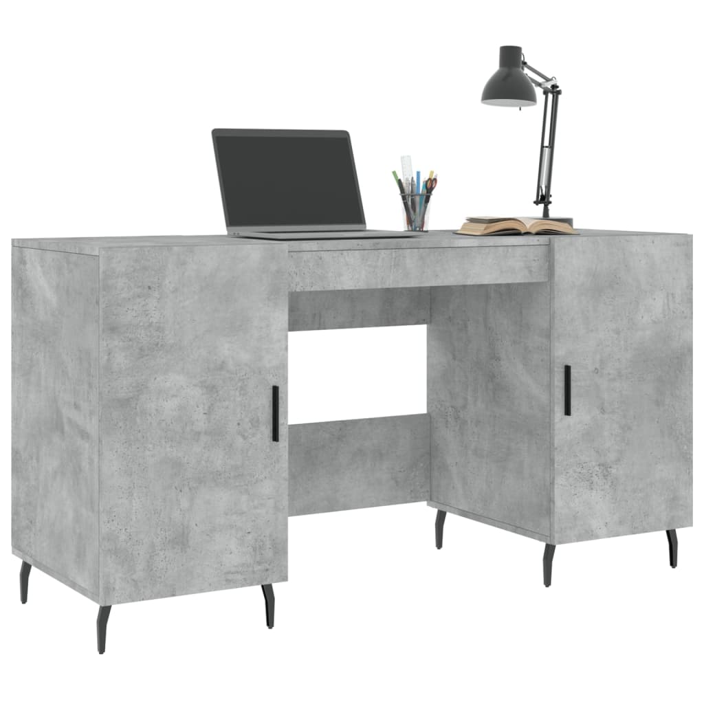 Schreibtisch Betongrau 140x50x75 cm Holzwerkstoff - Premium Schreibtische  - Just €153.38! Shop now at homesales4u