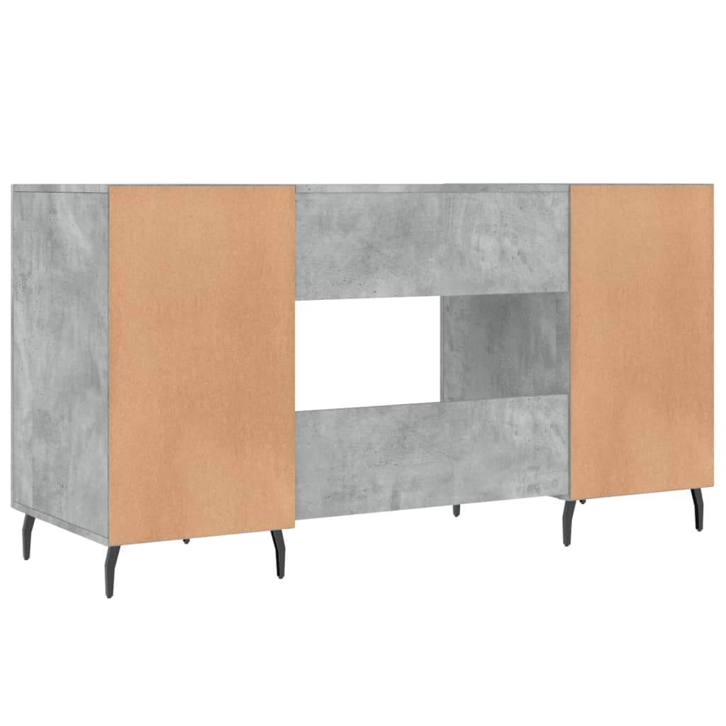 Schreibtisch Betongrau 140x50x75 cm Holzwerkstoff - Premium Schreibtische  - Just €153.38! Shop now at homesales4u