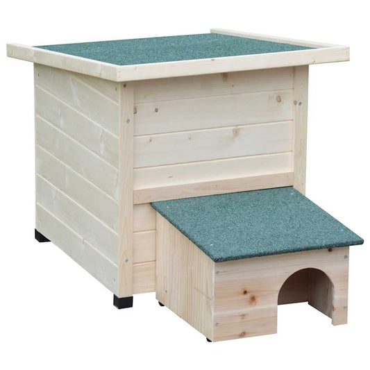 Igelhaus XL 53x65x52cm Holz Weiß - Premium Vogel- und Tierhäuschen  - Just €168.12! Shop now at homesales4u
