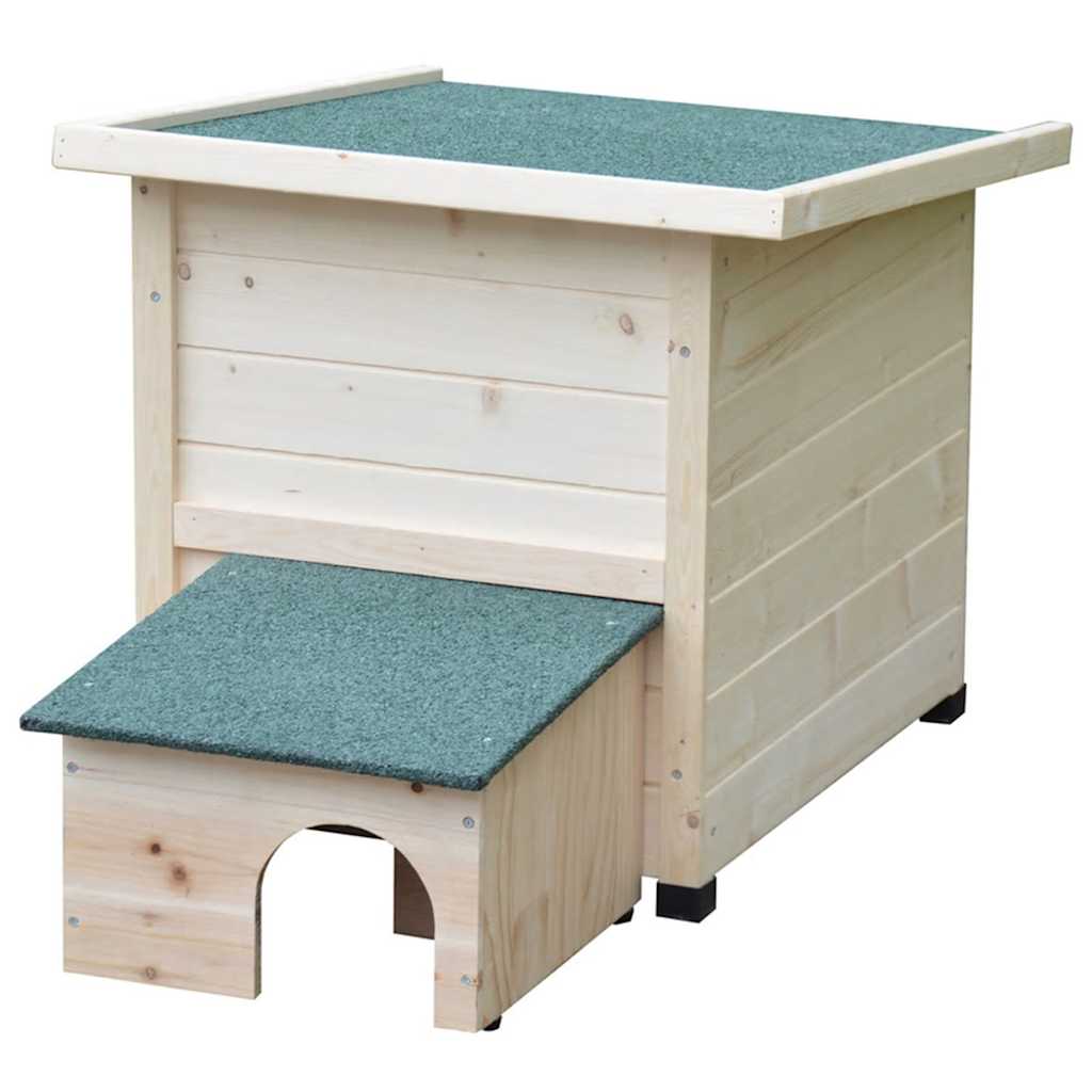 Igelhaus XL 53x65x52cm Holz Weiß - Premium Vogel- und Tierhäuschen  - Just €168.12! Shop now at homesales4u