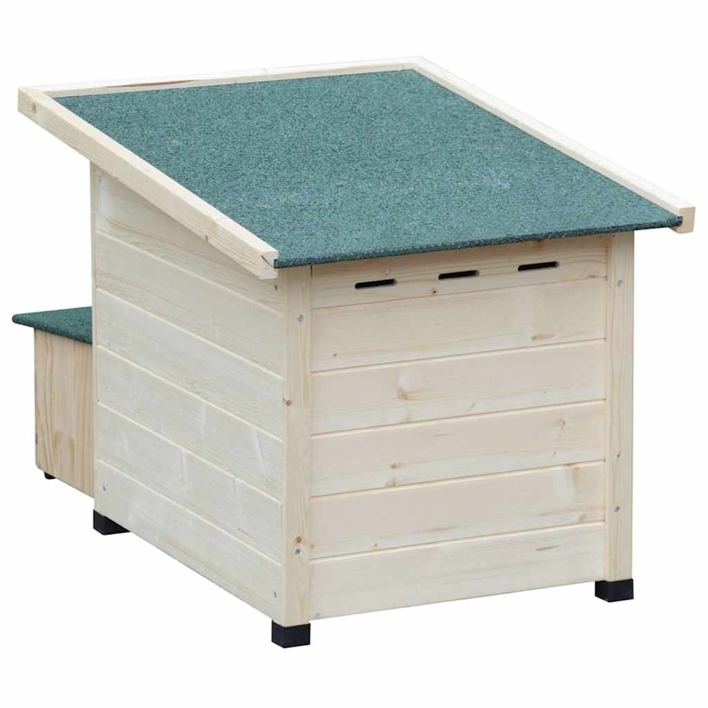 Igelhaus XL 53x65x52cm Holz Weiß - Premium Vogel- und Tierhäuschen  - Just €168.12! Shop now at homesales4u