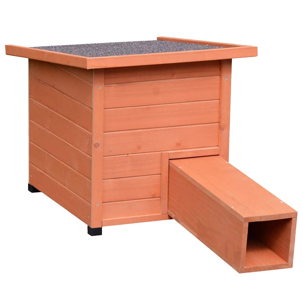 Igelhaus XL 53x65x52cm Holz Braun - Premium Vogel- und Tierhäuschen  - Just €156.81! Shop now at homesales4u
