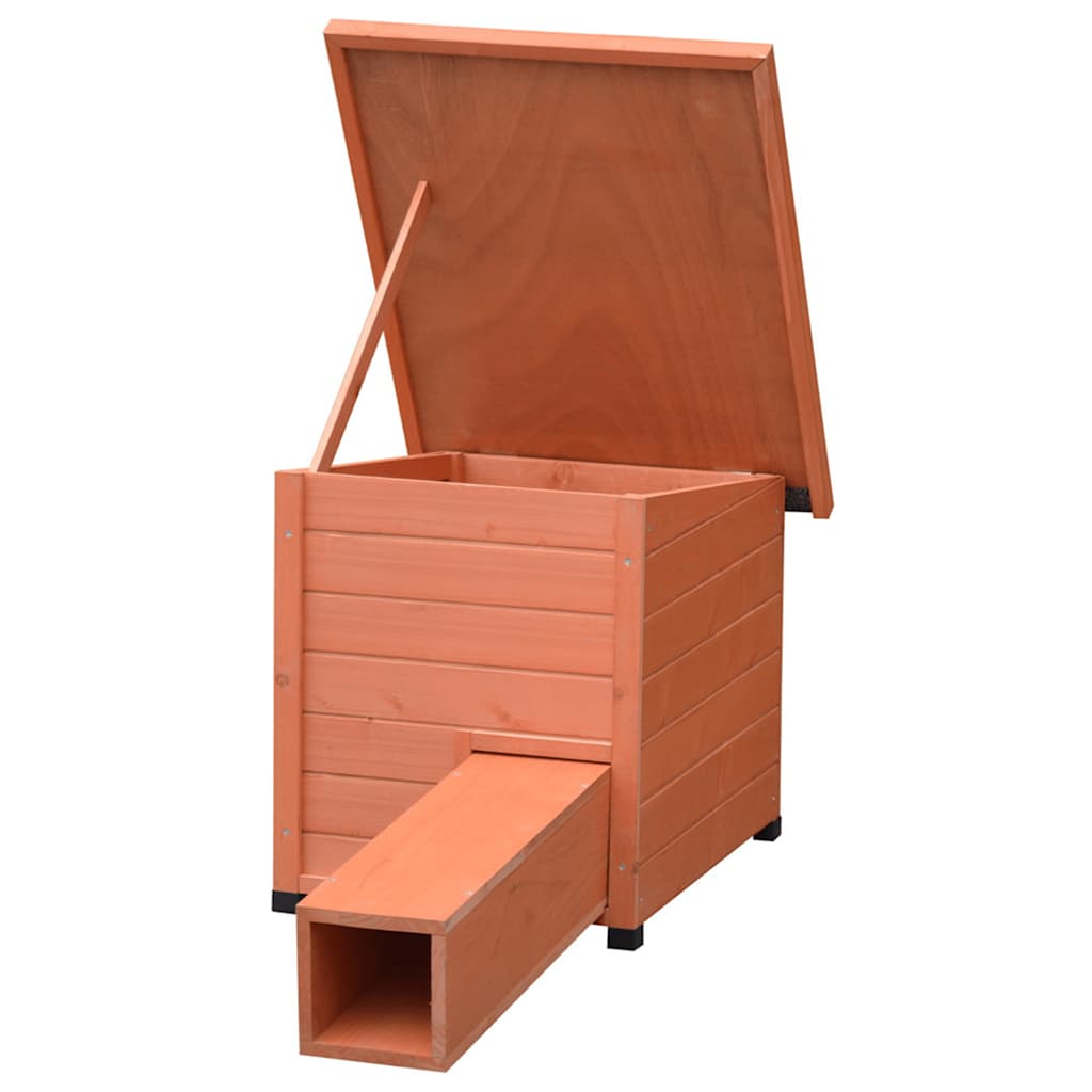 Igelhaus XL 53x65x52cm Holz Braun - Premium Vogel- und Tierhäuschen  - Just €156.81! Shop now at homesales4u