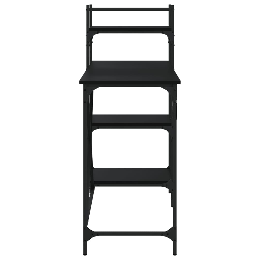 Computertisch mit Regal Schwarz 120x47x109 cm - Premium Schreibtische  - Just €87.59! Shop now at homesales4u