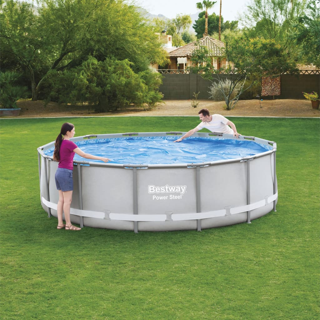 Pool-Solarabdeckplane Flowclear 427 cm - Premium Poolabdeckungen & -unterlagen  - Just €61.73! Shop now at homesales4u