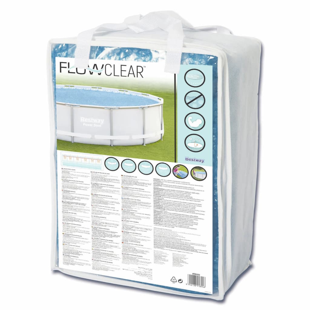 Pool-Solarabdeckplane Flowclear 427 cm - Premium Poolabdeckungen & -unterlagen  - Just €61.73! Shop now at homesales4u