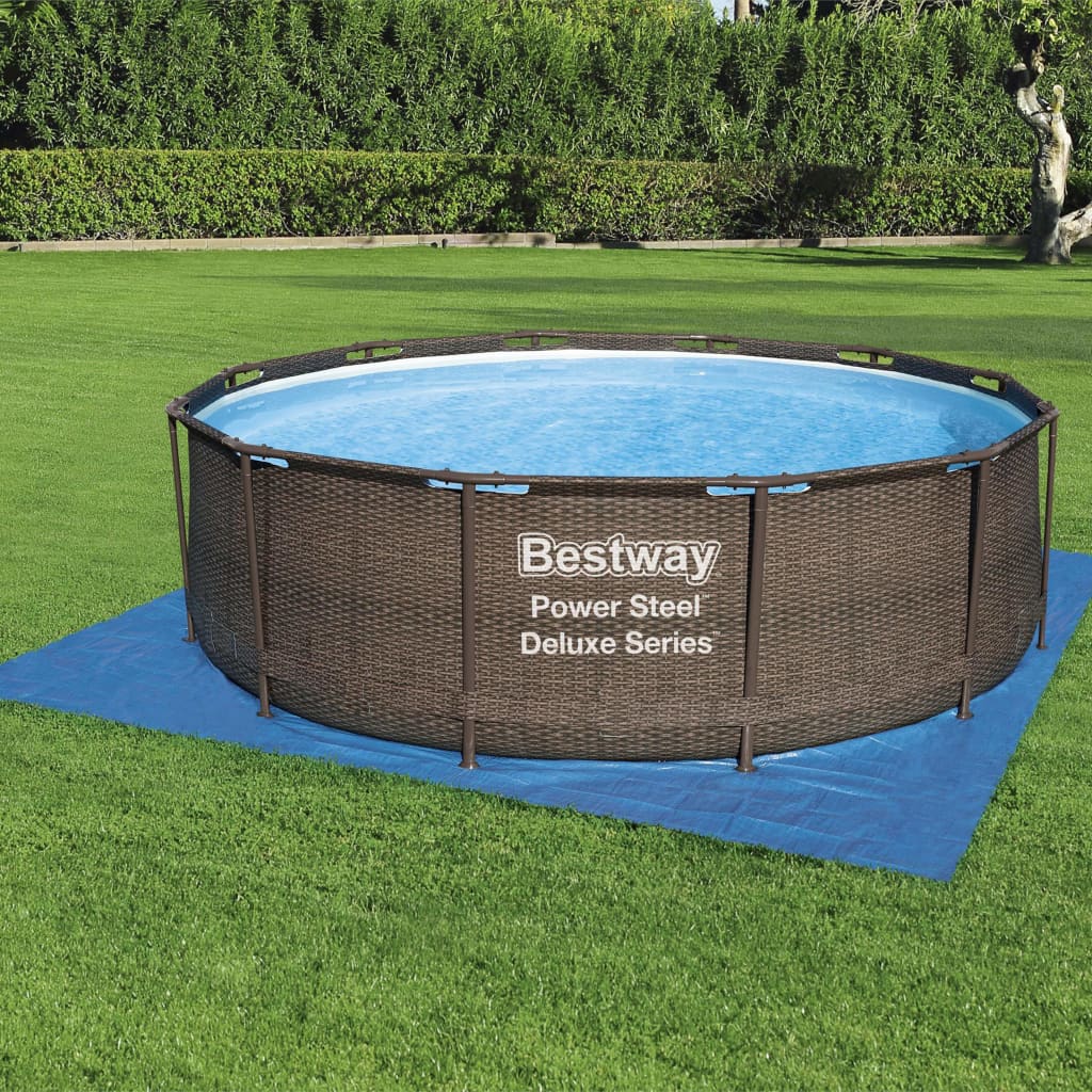 Pool-Bodenplane Flowclear 396x396 cm - Premium Poolabdeckungen & -unterlagen  - Just €29.63! Shop now at homesales4u