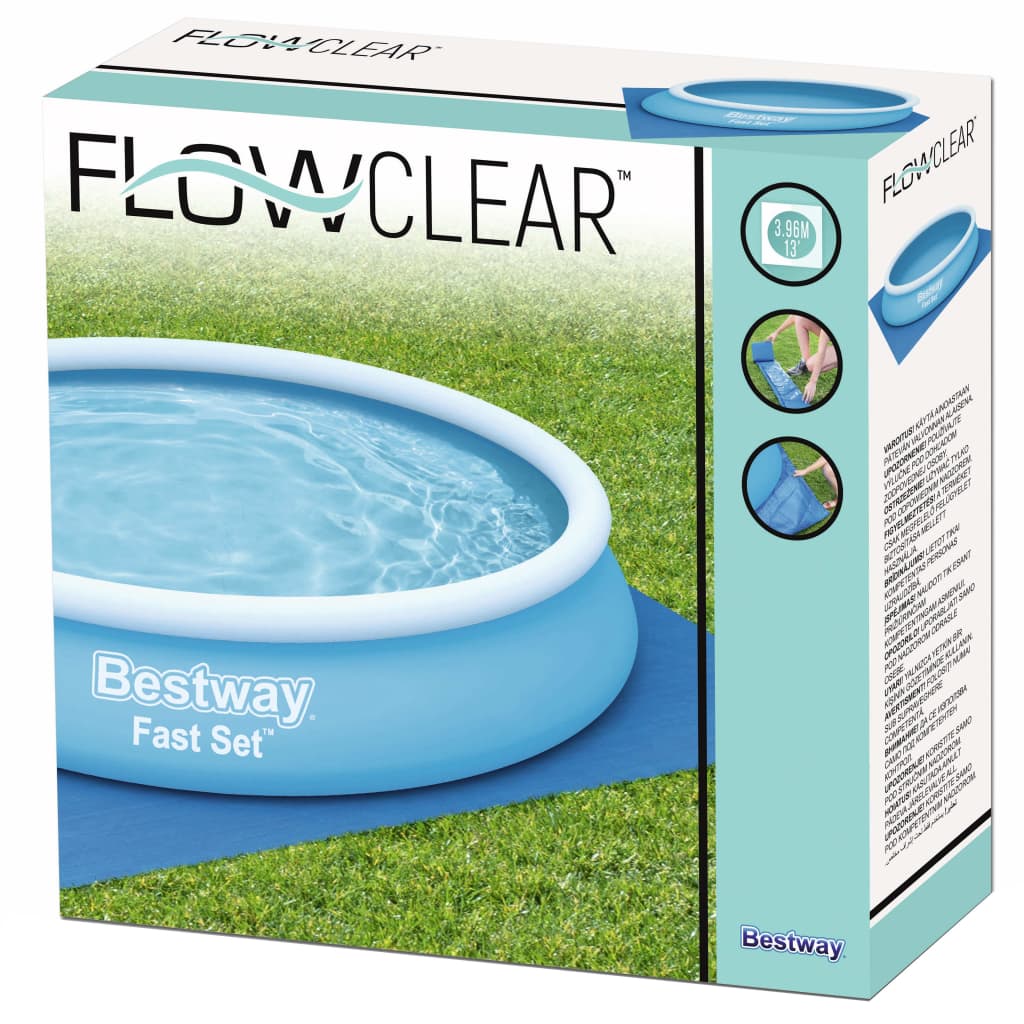 Pool-Bodenplane Flowclear 396x396 cm - Premium Poolabdeckungen & -unterlagen  - Just €29.63! Shop now at homesales4u