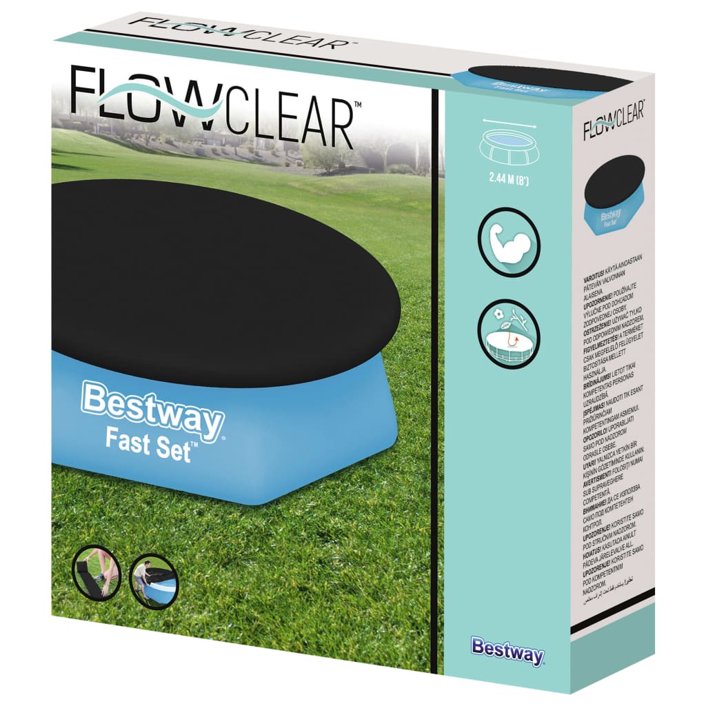 Pool-Abdeckplane Flowclear Fast Set 240 cm - Premium Poolabdeckungen & -unterlagen  - Just €20.28! Shop now at homesales4u