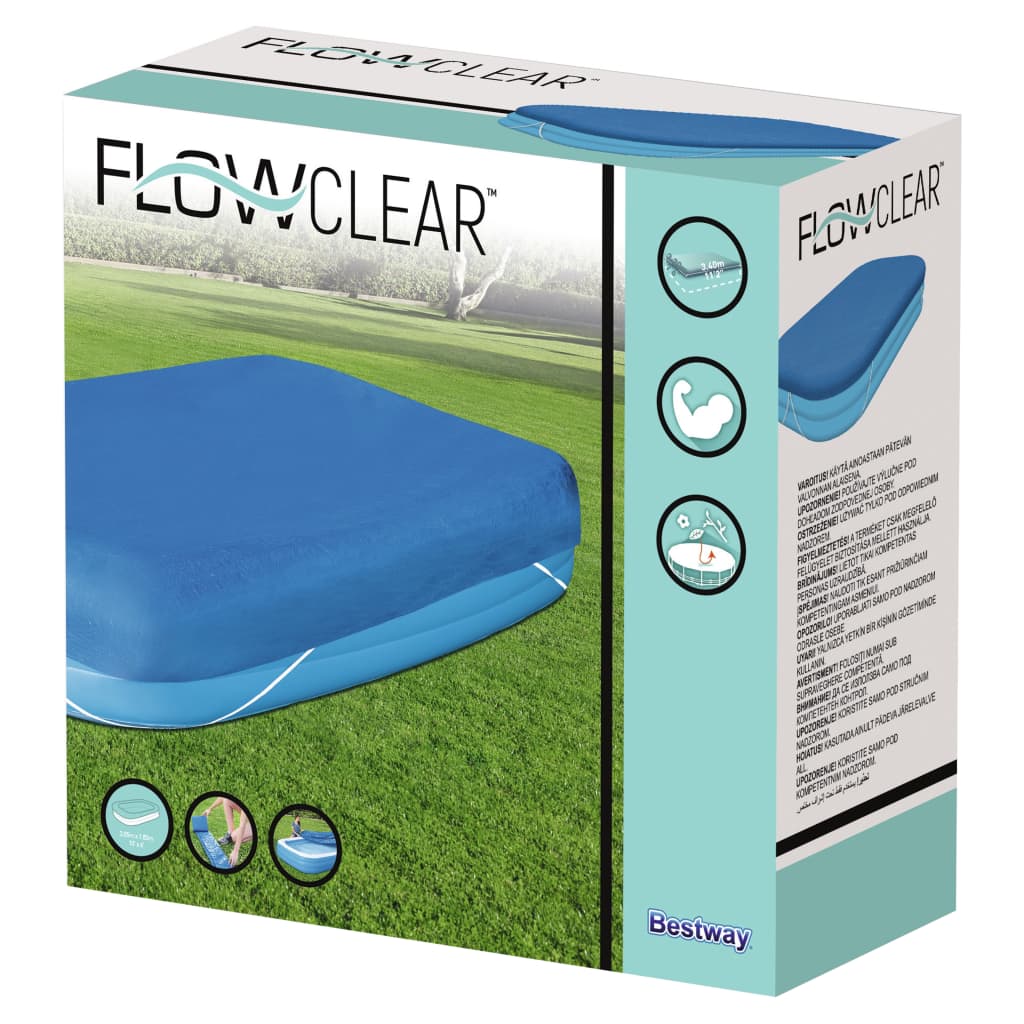 Flowclear Poolabdeckung 305x183x56 cm - Premium Poolabdeckungen & -unterlagen  - Just €23.05! Shop now at homesales4u