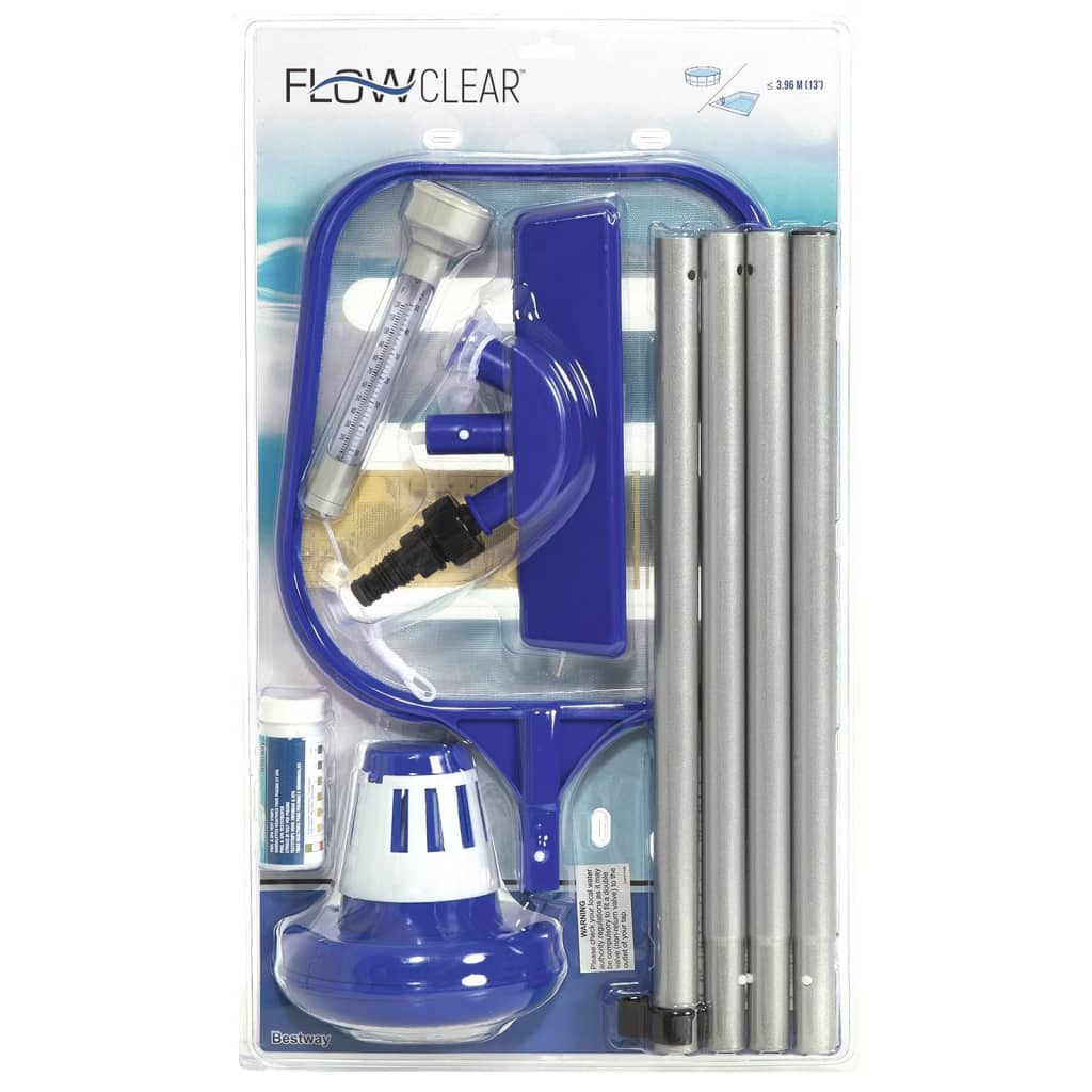 Flowclear Pool-Reinigungsset für Aufstellpools - Premium Wartungssets für Pools & Whirlpools  - Just €75.04! Shop now at homesales4u