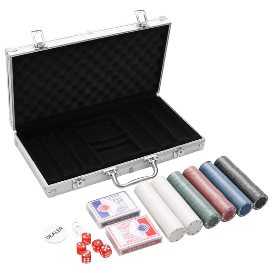 Pokerchips-Set 300 Stk. 4 g - Premium Poker-Spiel-Sets  - Just €38.44! Shop now at homesales4u