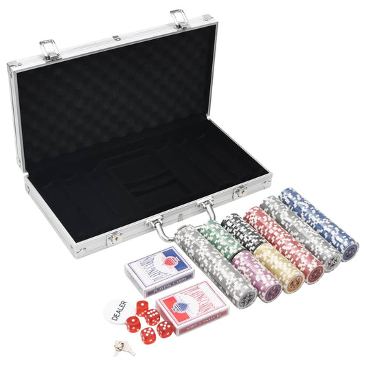 Pokerchips-Set 300 Stk. 11,5 g - Premium Poker-Spiel-Sets  - Just €54.78! Shop now at homesales4u