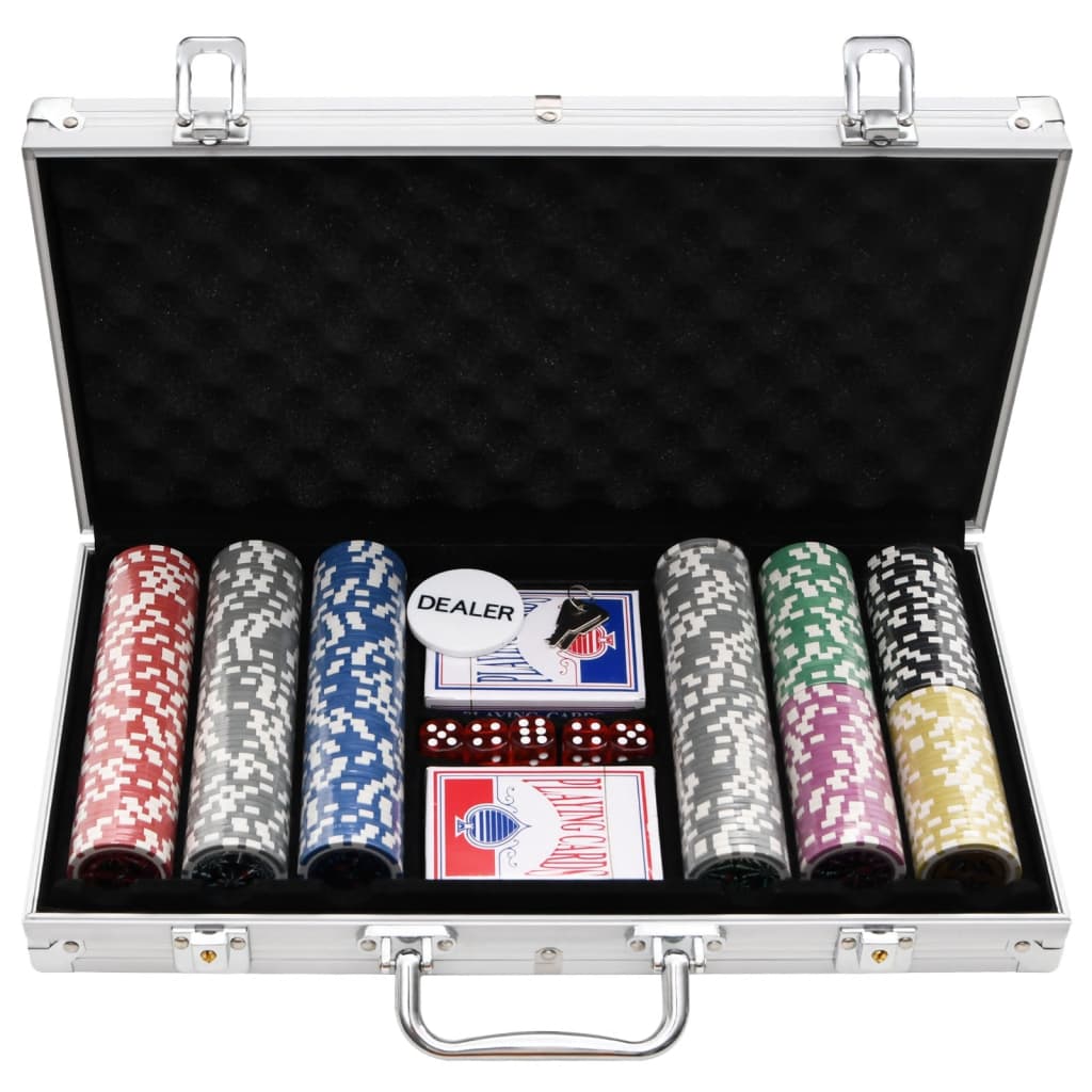 Pokerchips-Set 300 Stk. 11,5 g - Premium Poker-Spiel-Sets  - Just €54.78! Shop now at homesales4u