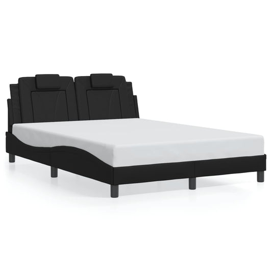 Bett mit LED-Beleuchtung ohne Matratze Schwarz 120x200 cm - Premium Betten & Bettgestelle  - Just €273.49! Shop now at homesales4u