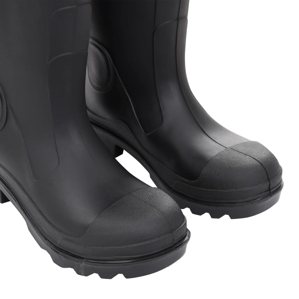 Gummistiefel mit Herausnehmbarem Innenfutter Schwarz Gr. 38 PVC - Premium Wathosen für Angler & Jäger  - Just €40.91! Shop now at homesales4u