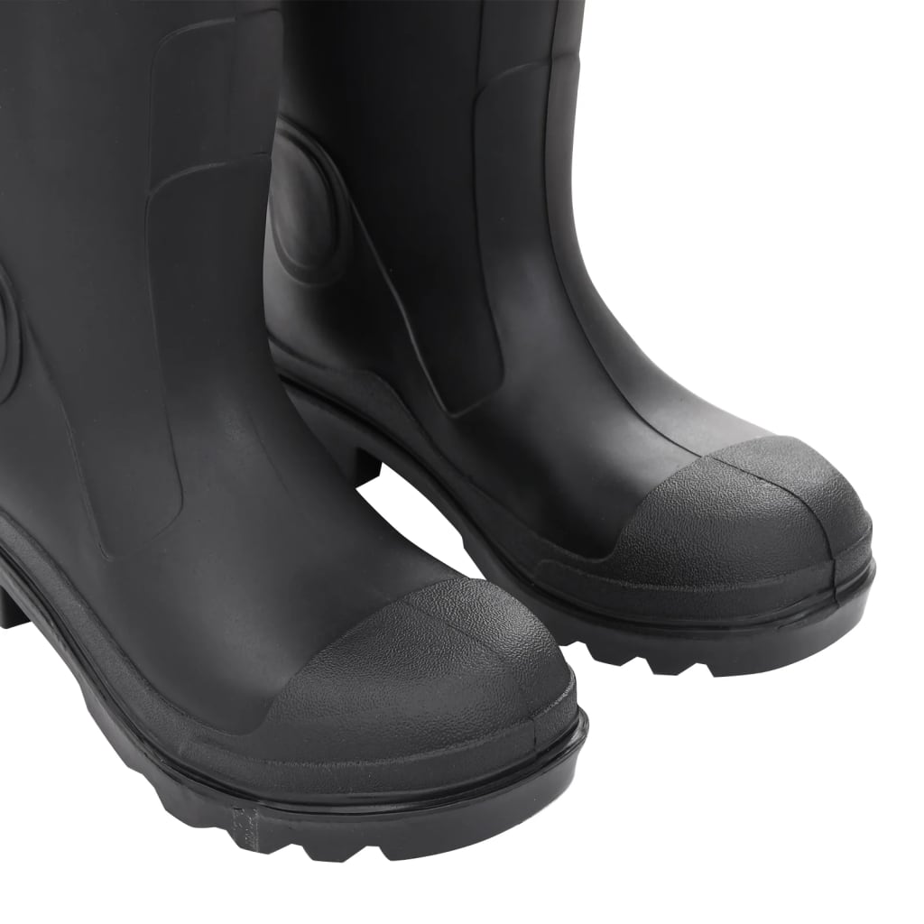 Gummistiefel mit Herausnehmbarem Innenfutter Schwarz Gr. 39 PVC - Premium Wathosen für Angler & Jäger  - Just €43.21! Shop now at homesales4u