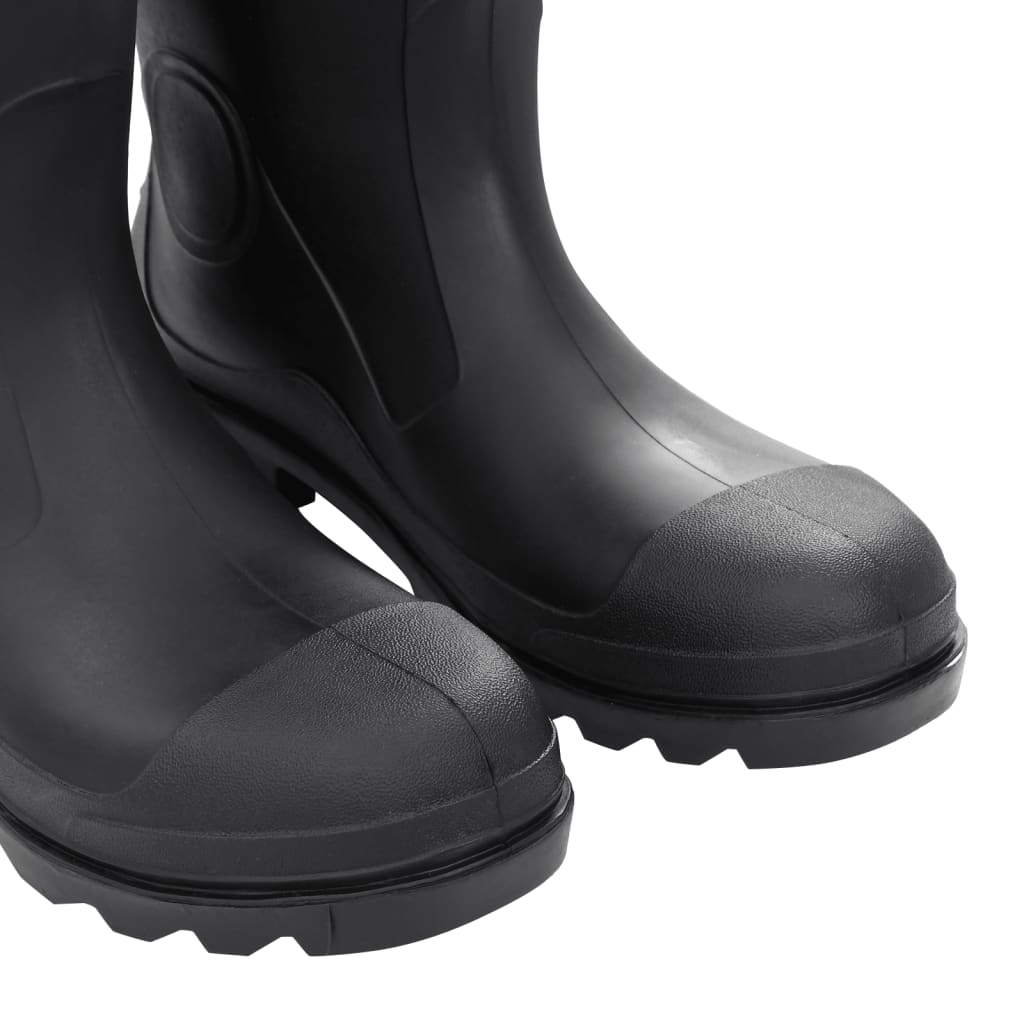 Gummistiefel mit Herausnehmbarem Innenfutter Schwarz Gr. 45 PVC - Premium Wathosen für Angler & Jäger  - Just €41.87! Shop now at homesales4u