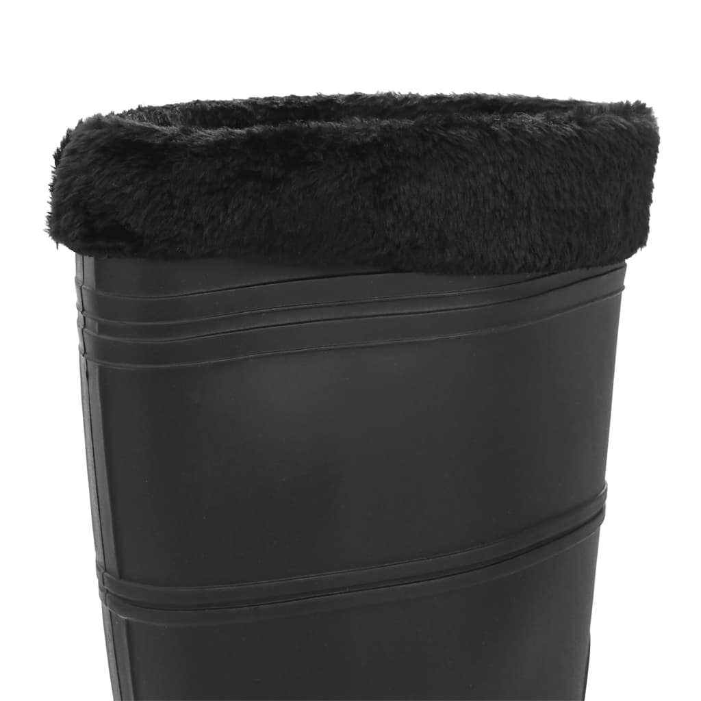 Gummistiefel mit Herausnehmbarem Innenfutter Schwarz Gr. 46 PVC - Premium Wathosen für Angler & Jäger  - Just €41.87! Shop now at homesales4u
