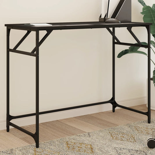 Schreibtisch Schwarz 100x45x76 cm Holzwerkstoff und Stahl - Premium Schreibtische  - Just €65.91! Shop now at homesales4u