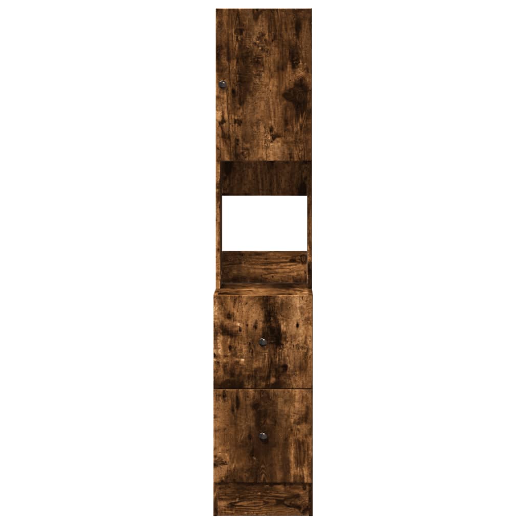 Küchenschrank Räuchereiche 35x50x180 cm Holzwerkstoff - Premium Küchenschränke  - Just €97.53! Shop now at homesales4u