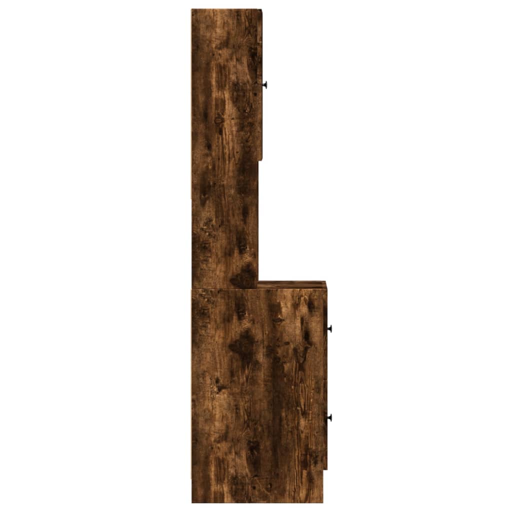 Küchenschrank Räuchereiche 35x50x180 cm Holzwerkstoff - Premium Küchenschränke  - Just €97.53! Shop now at homesales4u