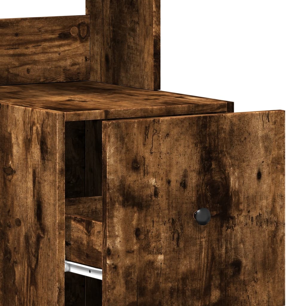 Küchenschrank Räuchereiche 35x50x180 cm Holzwerkstoff - Premium Küchenschränke  - Just €97.53! Shop now at homesales4u