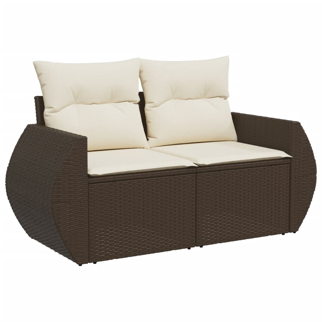 6-tlg. Garten-Sofagarnitur mit Kissen Braun Poly Rattan - Premium Gartenmöbel-Sets  - Just €554.21! Shop now at homesales4u