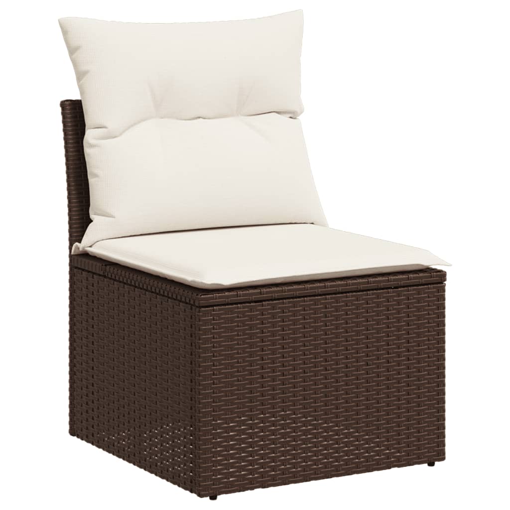 6-tlg. Garten-Sofagarnitur mit Kissen Braun Poly Rattan - Premium Gartenmöbel-Sets  - Just €554.21! Shop now at homesales4u