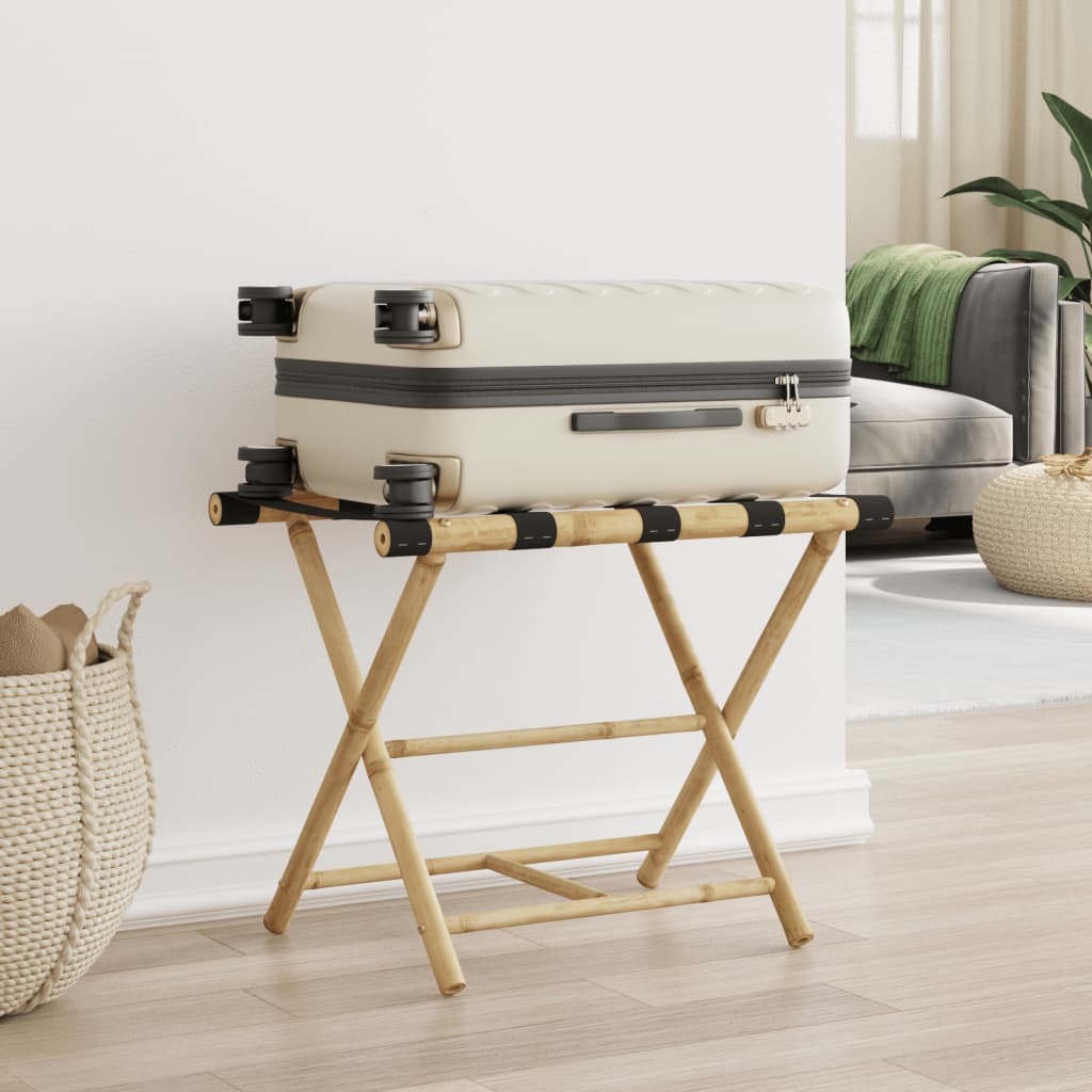 Gepäckablage Klappbar 62x42x50,5 cm Bambus - Premium Kofferablagen  - Just €46.38! Shop now at homesales4u