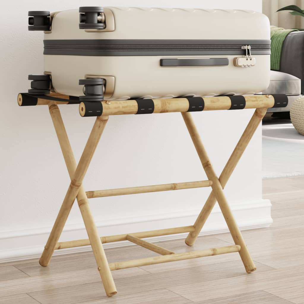 Gepäckablage Klappbar 62x42x50,5 cm Bambus - Premium Kofferablagen  - Just €46.38! Shop now at homesales4u