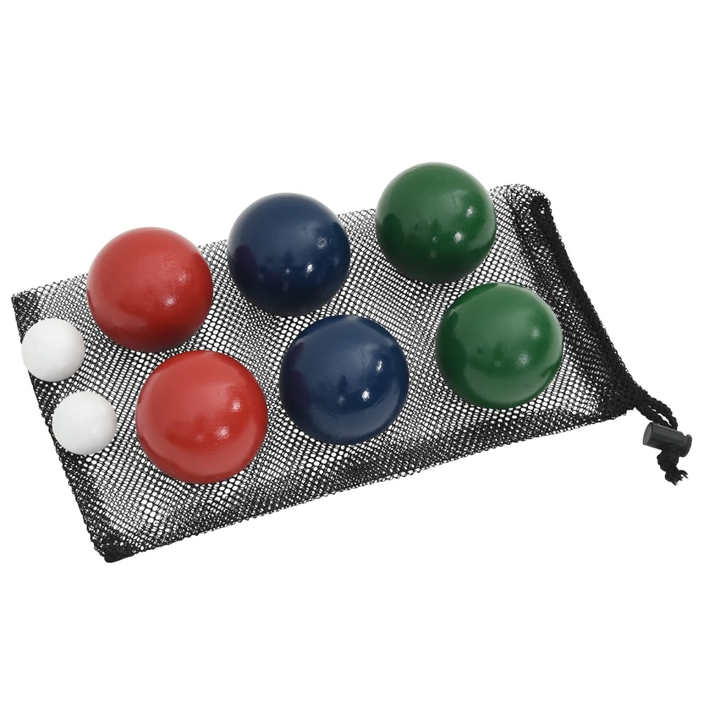 8-tlg. Boccia-Spielset mit Tragetasche Massivholz Kiefer - Premium Gartenspiele  - Just €35.92! Shop now at homesales4u