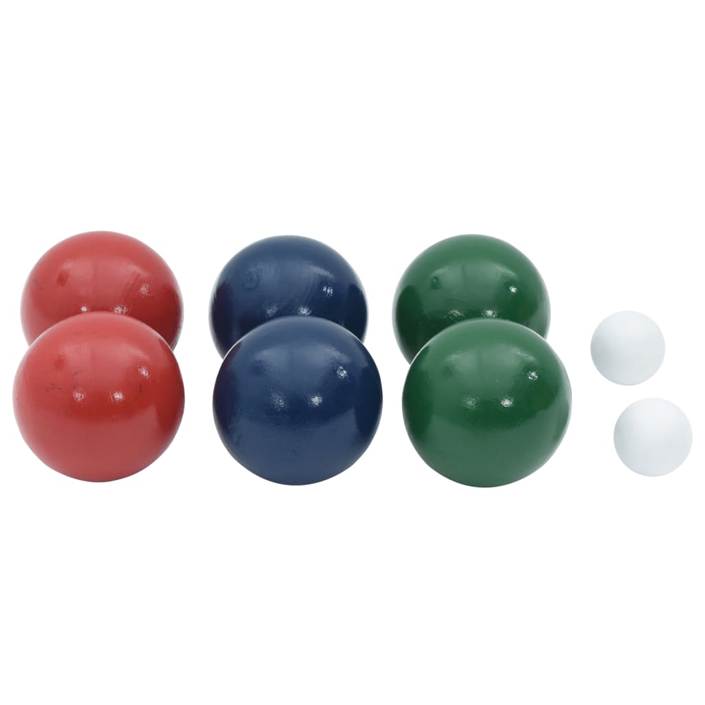 8-tlg. Boccia-Spielset mit Tragetasche Massivholz Kiefer - Premium Gartenspiele  - Just €35.92! Shop now at homesales4u