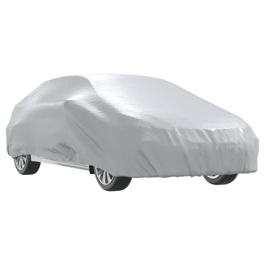 Autoabdeckung für Limousine mit Schnallenriemen Voll Silbern M - Premium Kfz-Abdeckplanen  - Just €42.12! Shop now at homesales4u