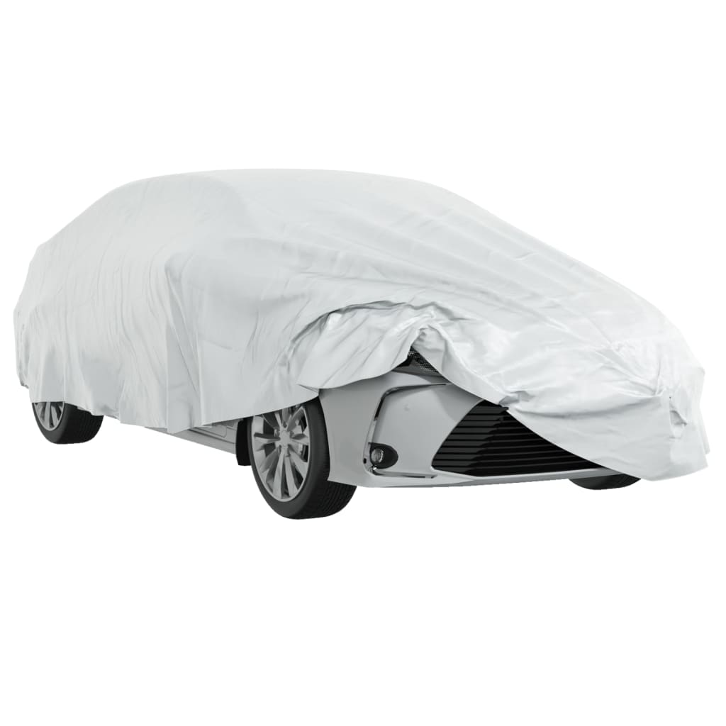 Autoabdeckung für Limousine mit Schnallenriemen Voll Silbern M - Premium Kfz-Abdeckplanen  - Just €42.12! Shop now at homesales4u