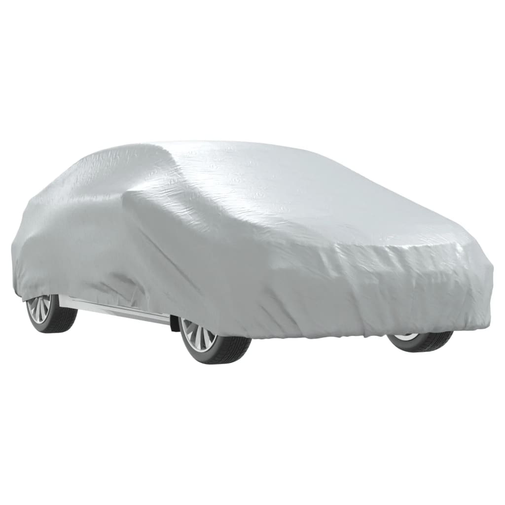 Autoabdeckung für Limousine mit Schnallenriemen Voll Silbern L - Premium Kfz-Abdeckplanen  - Just €46.68! Shop now at homesales4u