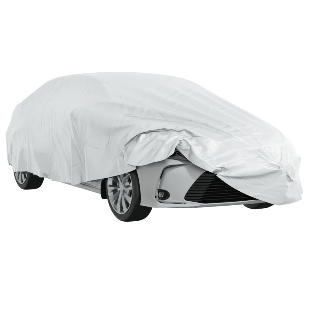 Autoabdeckung für Limousine mit Schnallenriemen Voll Silbern L - Premium Kfz-Abdeckplanen  - Just €46.68! Shop now at homesales4u