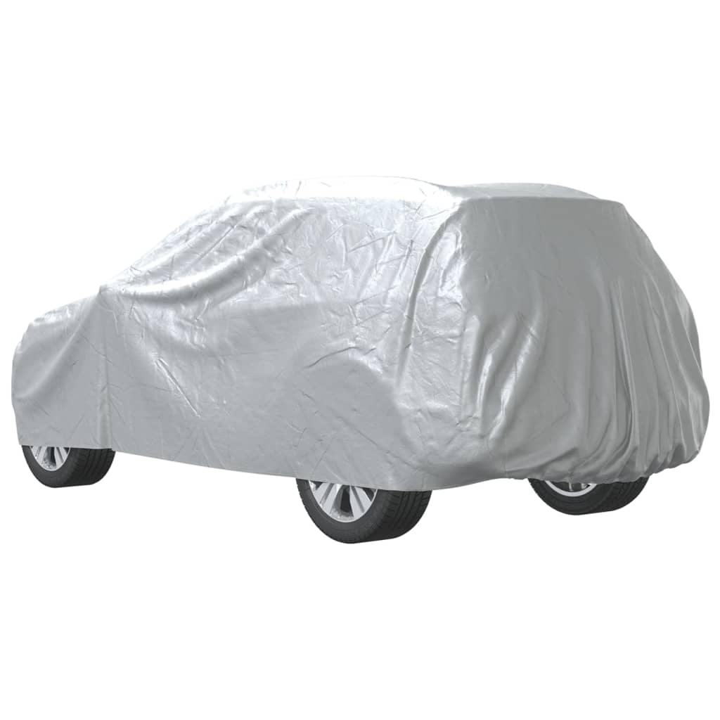 Autoabdeckung für SUV mit Schnallenriemen Voll Silbern XL - Premium Kfz-Abdeckplanen  - Just €55.73! Shop now at homesales4u