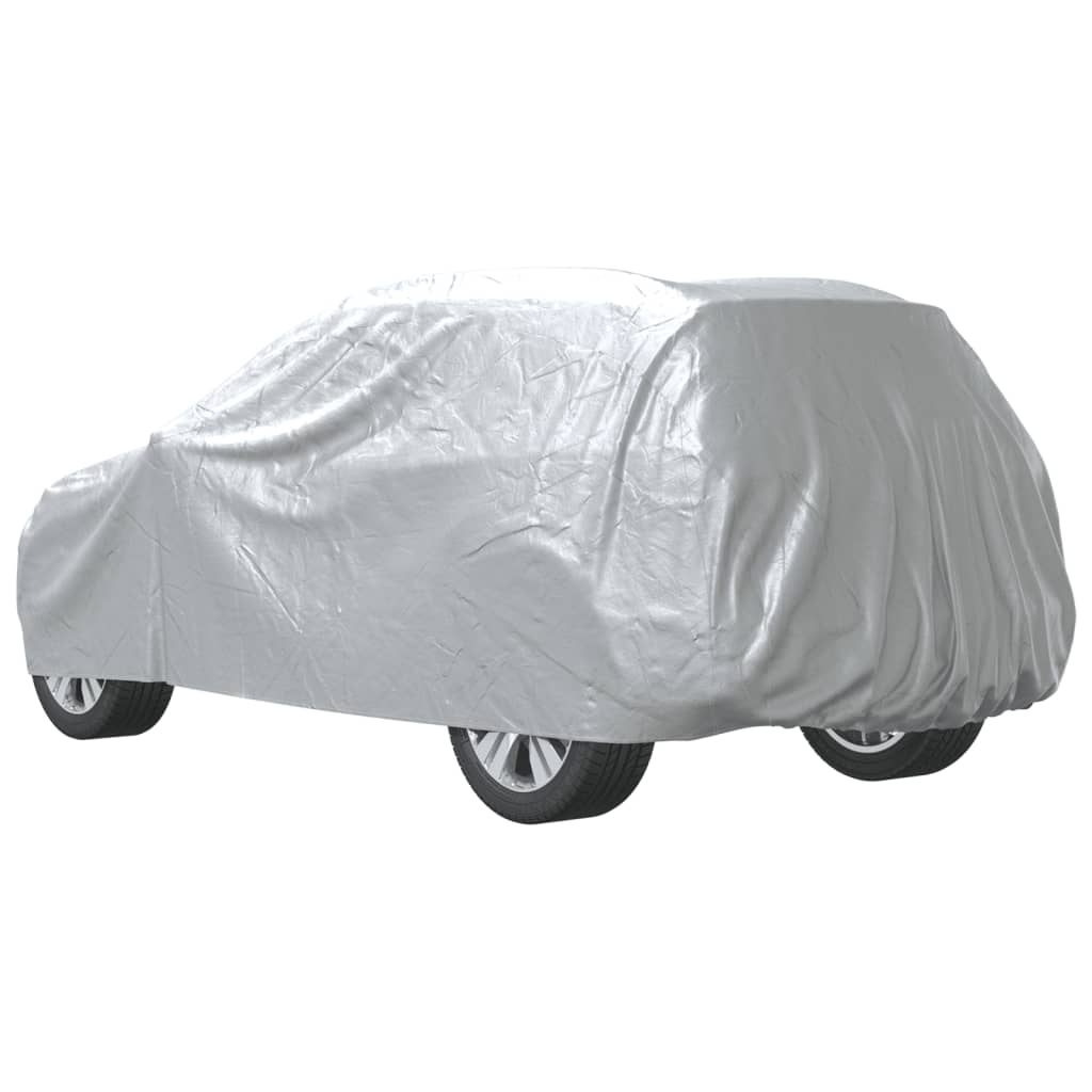Autoabdeckung für SUV mit Schnallenriemen Voll Silbern M PEVA - Premium Kfz-Abdeckplanen  - Just €50.50! Shop now at homesales4u