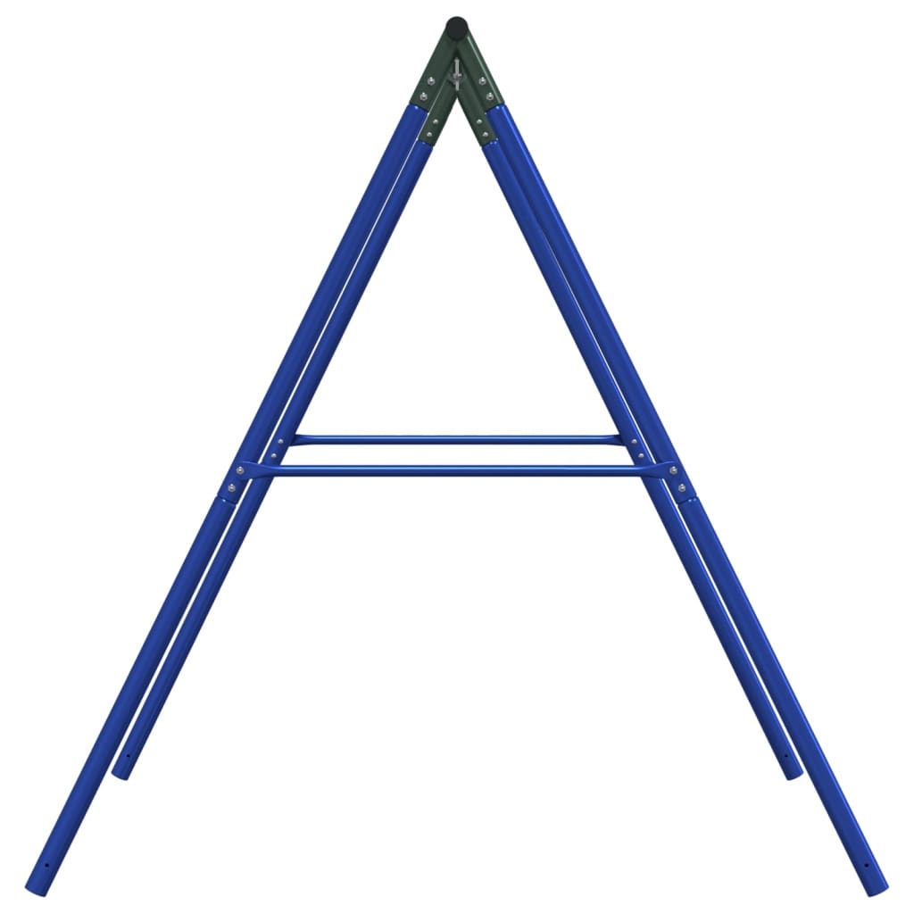 Schaukelgestell mit 2 Haken Blau Stahl - Premium Spielturm-Zubehör  - Just €120.13! Shop now at homesales4u