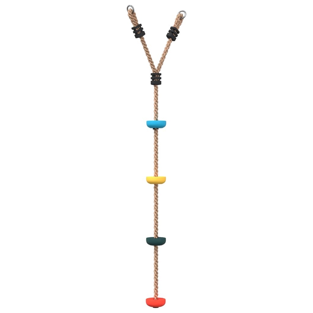 Tellerschaukel mit Kletterseil Mehrfarbig - Premium Spielturm-Zubehör  - Just €36! Shop now at homesales4u