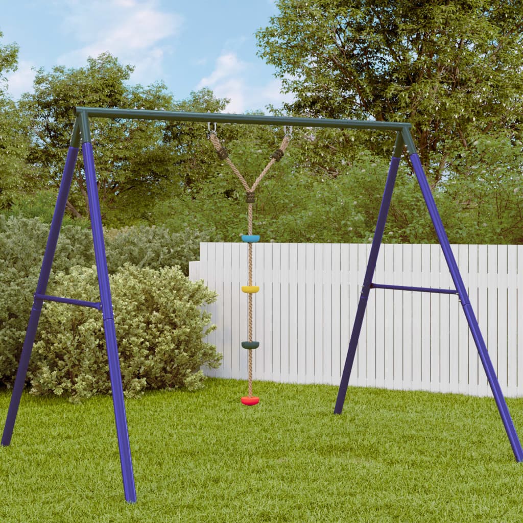 Tellerschaukel mit Kletterseil Mehrfarbig - Premium Spielturm-Zubehör  - Just €36! Shop now at homesales4u