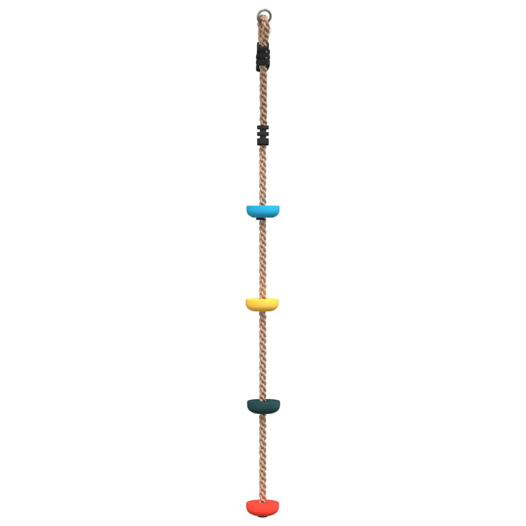 Tellerschaukel mit Kletterseil Mehrfarbig - Premium Spielturm-Zubehör  - Just €36! Shop now at homesales4u